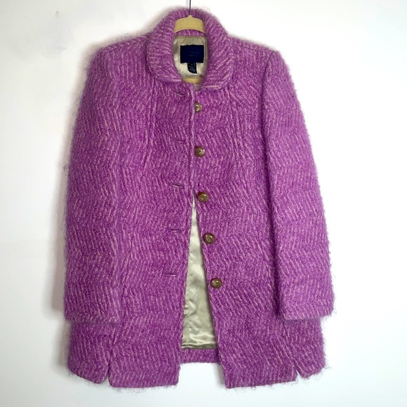 J. Crew Jackets & Blazers - J.Crew Collection Mohair Wool Overcoat in Wisteria